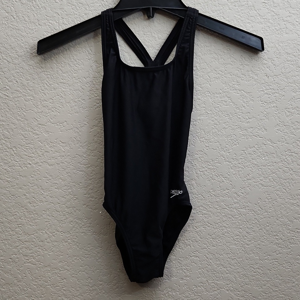 Speedo Swimsuit Womens Size 8 Black Pro LT